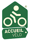 logo ACCUEIL VéLO hotel jarnac cognac angouleme charente france